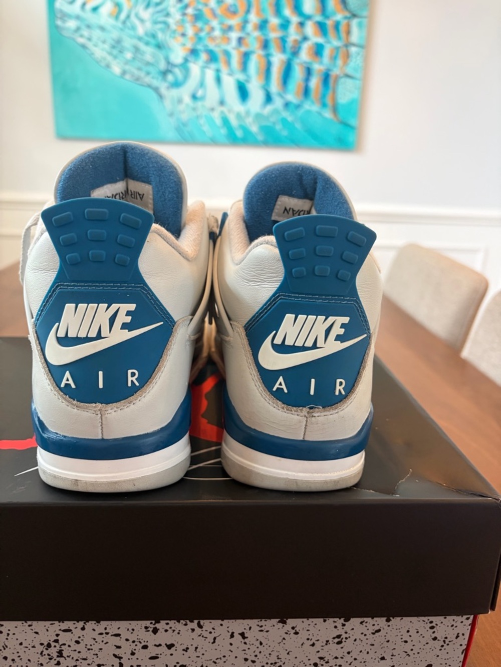 Air Jordan 4 Retro Military Blues - Picture 4 of 7